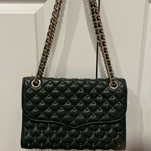 Rebecca Minkoff Chevron Quilted Studded Crossbody